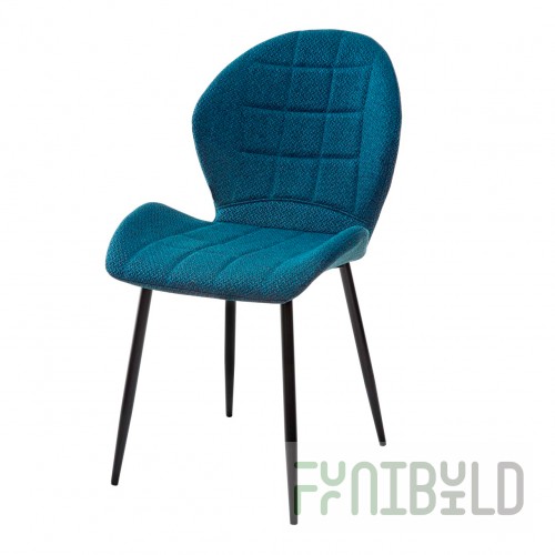 Chair FLOWER midnight blue