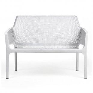 Sofa plastic Net Bench white
