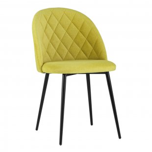 Chair Marcel microvelour yellow