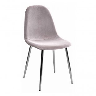 Chair Pescara velour Light Grey