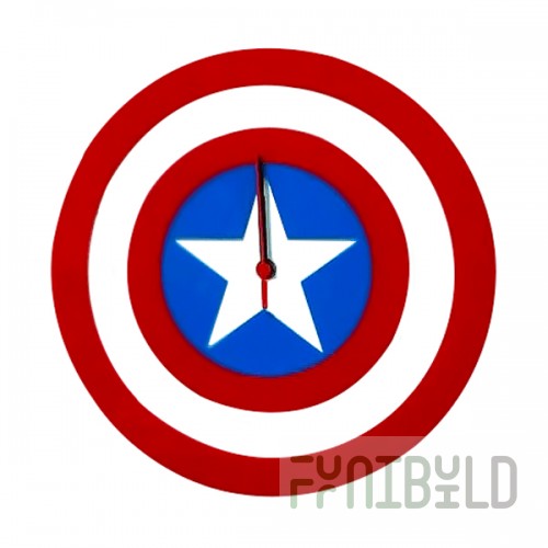 Captain America Wall Clock