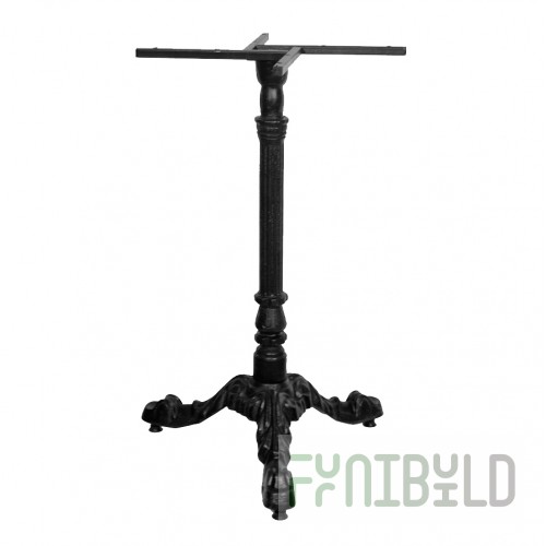 Cast iron table base 1013 triple
