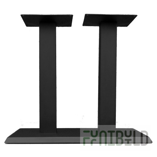Metal table base Quadro Trapeze Duo