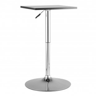 Bar table Quadro black adjustable