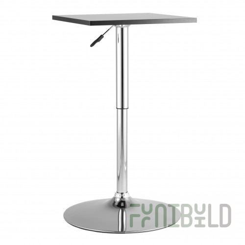 Bar table Quadro black adjustable