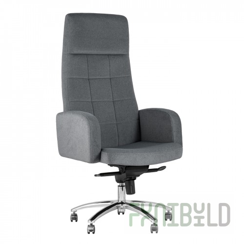 Executive chair Lester microvelour dark gray