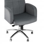 Executive chair Lester microvelour dark gray