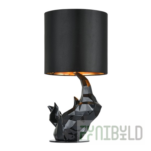 Table lamp Nashorn black