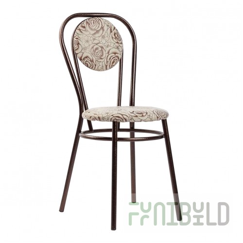 Tulip chair on a metal frame