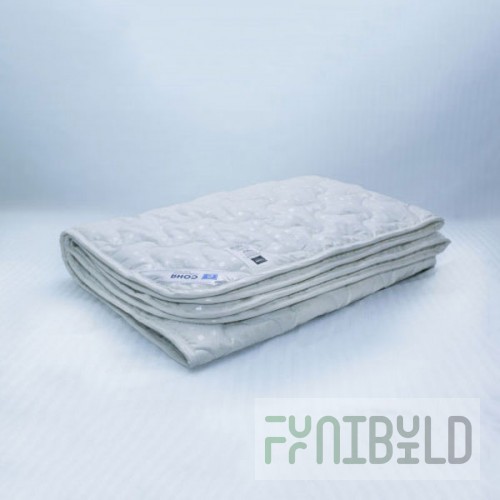 Blanket swan down in ticking light 140x205