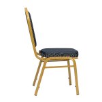 Chair Hit 25mm - gold, blue crown