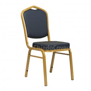 Chair Hit 25mm - gold, blue crown