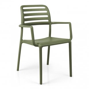 Plastic chair Costa, agave