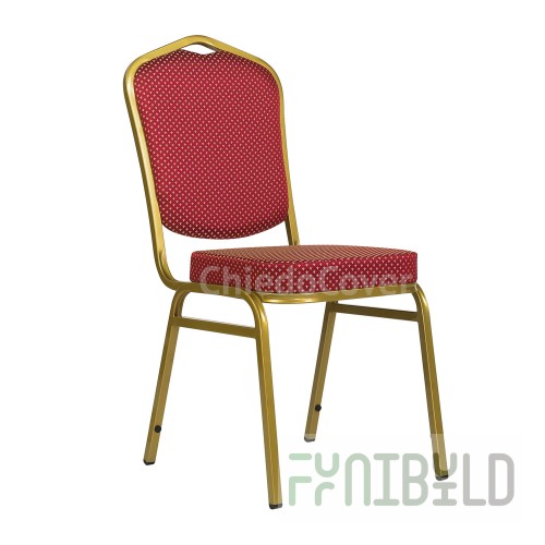 Chair Hit 20mm - gold, red crown