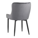 Stitch chair, grey velvet Stitch chair, grey velvet