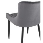 Stitch chair, grey velvet Stitch chair, grey velvet