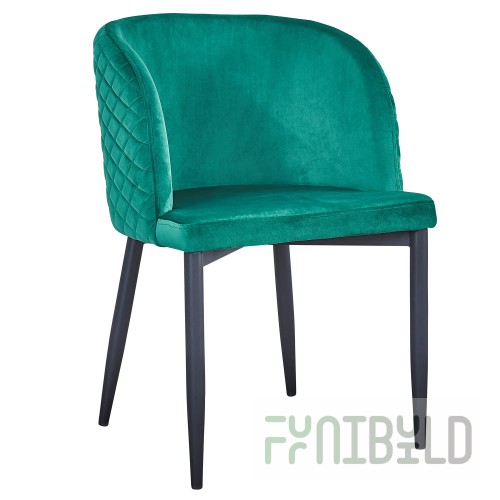 Chair Oscar emerald velvet