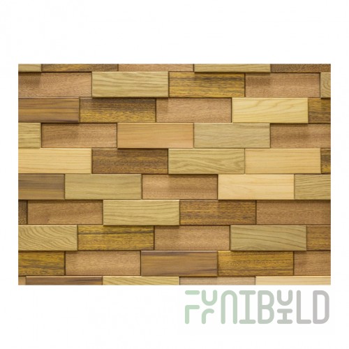 Wall panel Shall, oak, okan, sapeli, olive