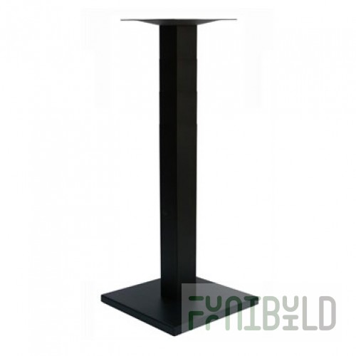 Metal bar table base Quadro
