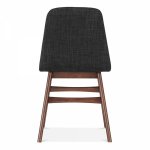 Chair Amara, fabric, dark gray