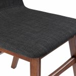 Chair Amara, fabric, dark gray