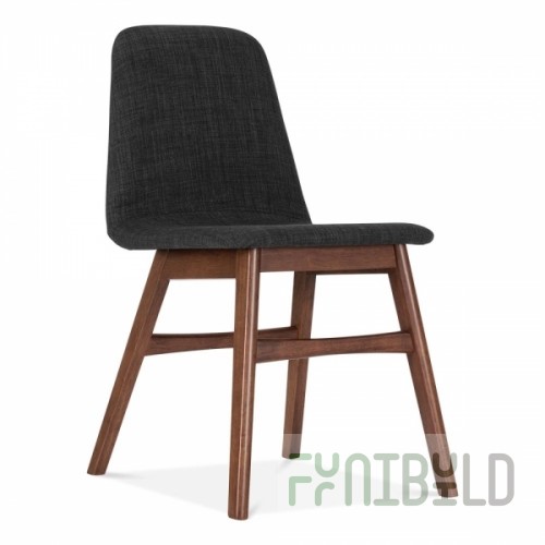 Chair Amara, fabric, dark gray