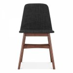 Chair Amara, fabric, dark gray