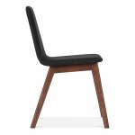 Chair Amara, fabric, dark gray