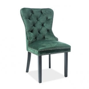 Signal august velvet chair, green