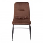 Chair Bristol velour chocolate