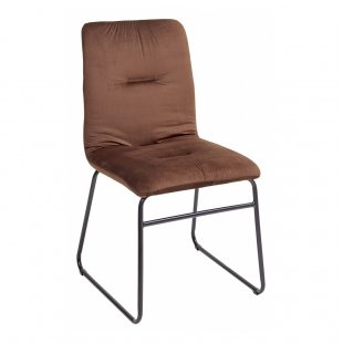 Chair Bristol velour chocolate