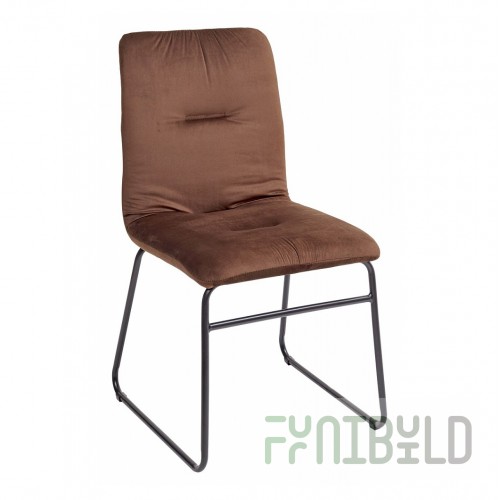 Chair Bristol velour chocolate