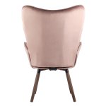 Grand chair, pink velvet