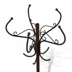 Floor hanger Office Grazia 680 dark walnut