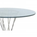 Larned table effect broken glass