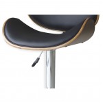 Buckner Bar Stool Black Adjustable