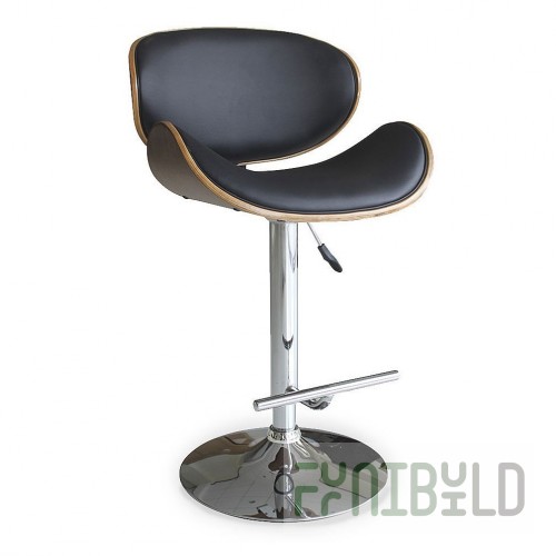 Buckner Bar Stool Black Adjustable