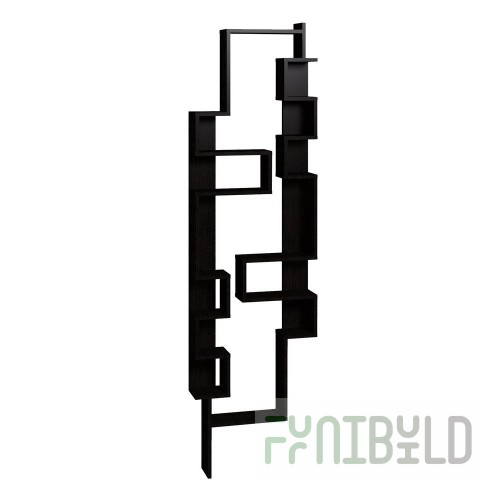 Twist shelving, wenge