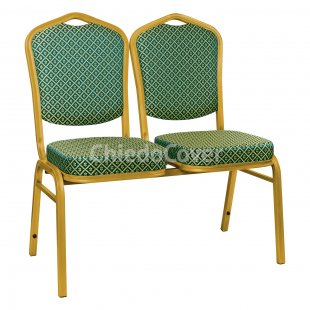 Chair section Hit - gold, green rhombus