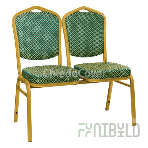 Chair section Hit - gold, green rhombus