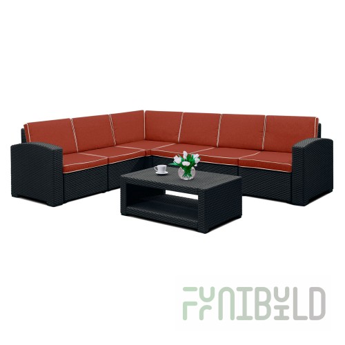 Rattan furniture set GRAND 5