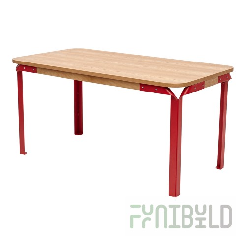Apsaras table red
