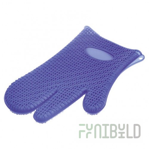 Heat-resistant glove, silicone