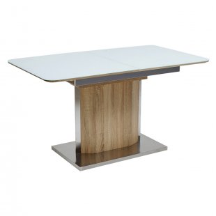 Luxor table, white/ sonoma