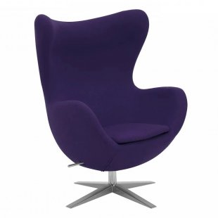 Egg chair, purple