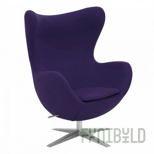 Egg chair, purple