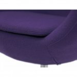 Egg chair, purple