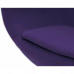 Egg chair, purple