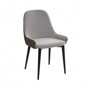 Zelda chair light grey melange