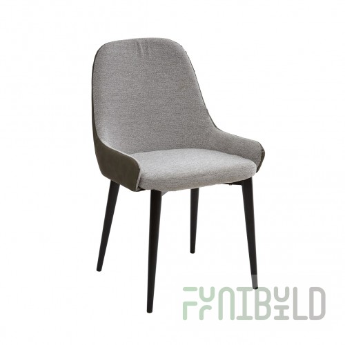 Zelda chair light grey melange
